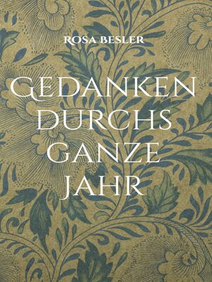 cover image of Gedanken durchs ganze Jahr